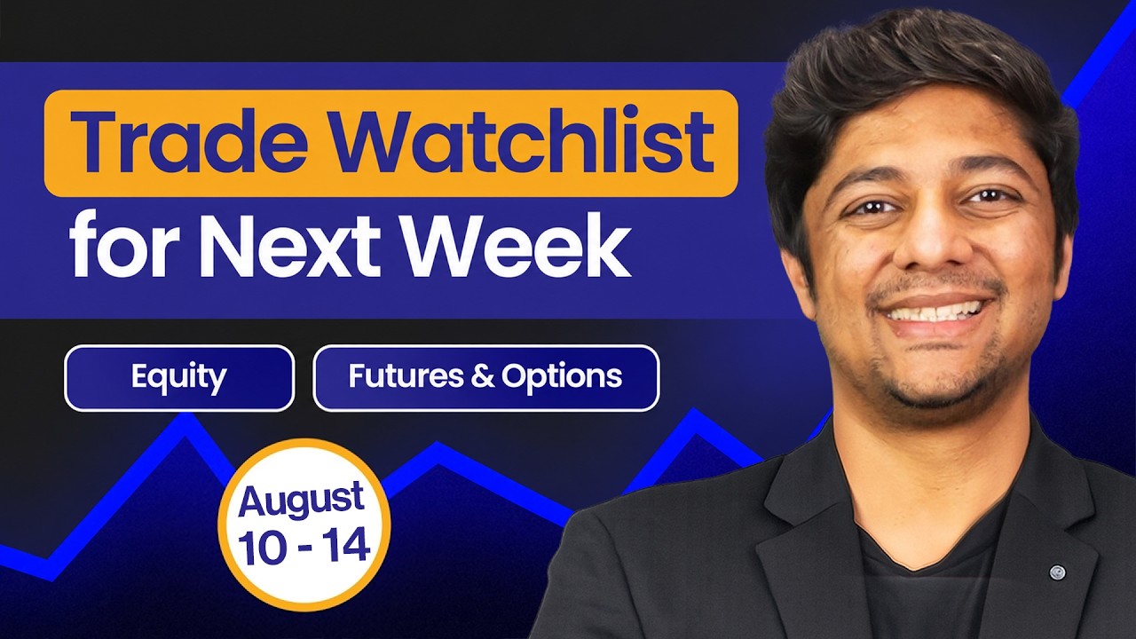 Trading Watchlist for Next Week | Swing Trading | Options Trading | 10 - 14 August