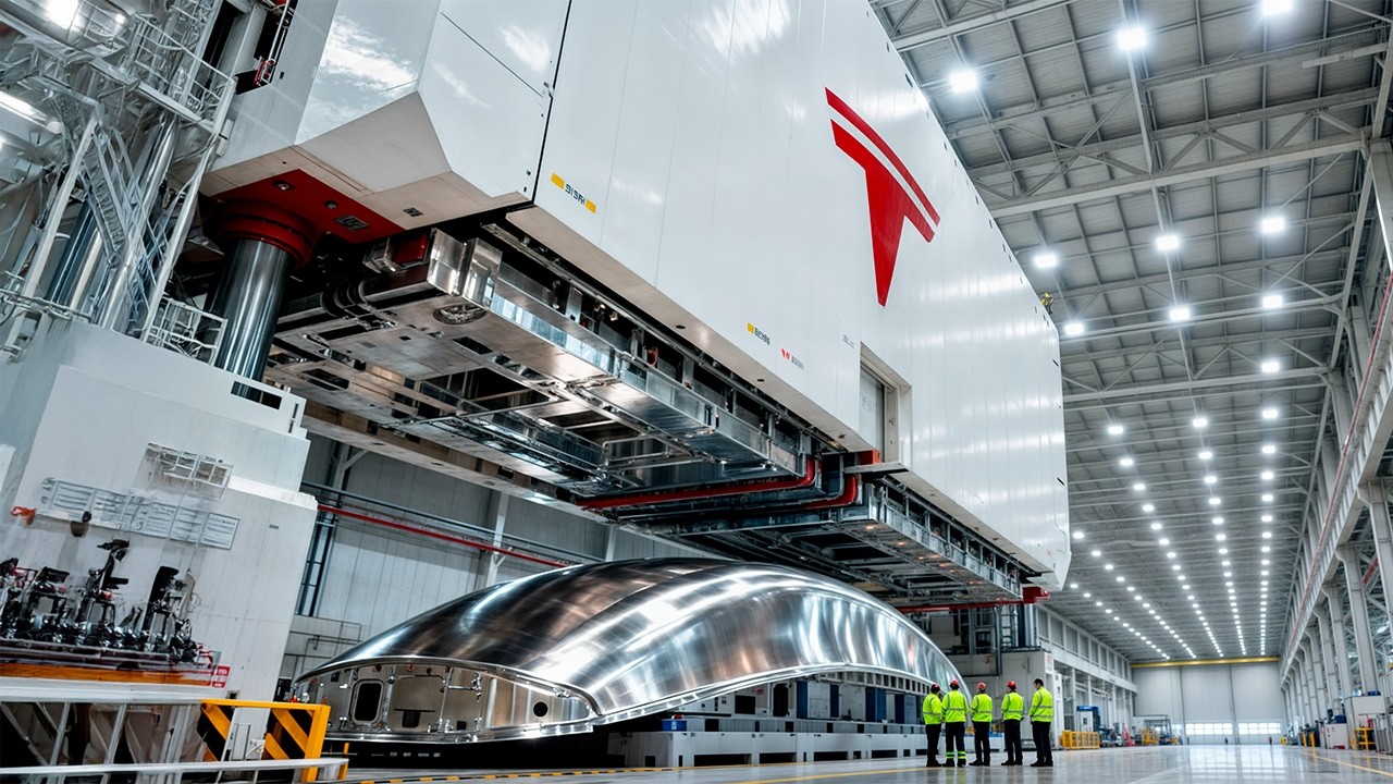How The World's Largest Press Works In Factory (9,000 Tons)