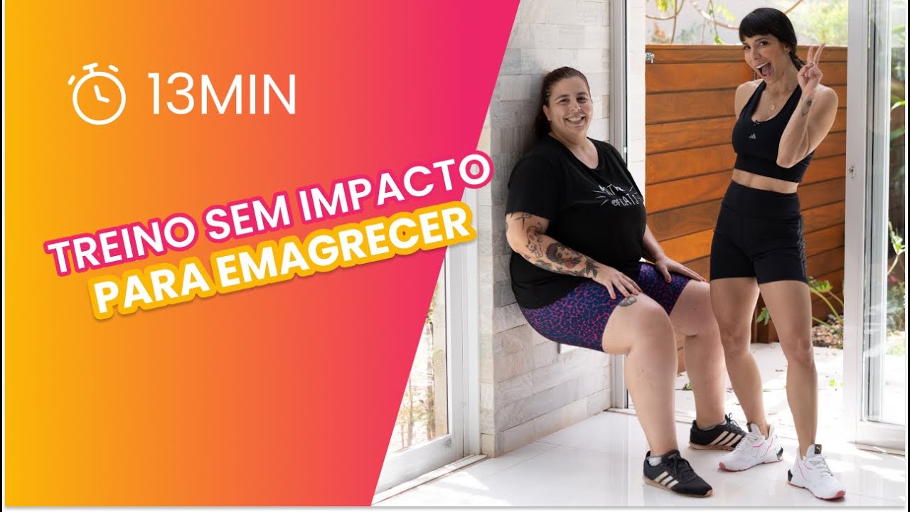 Treino sem impacto para emagrecer em casa - CAROL BORBA