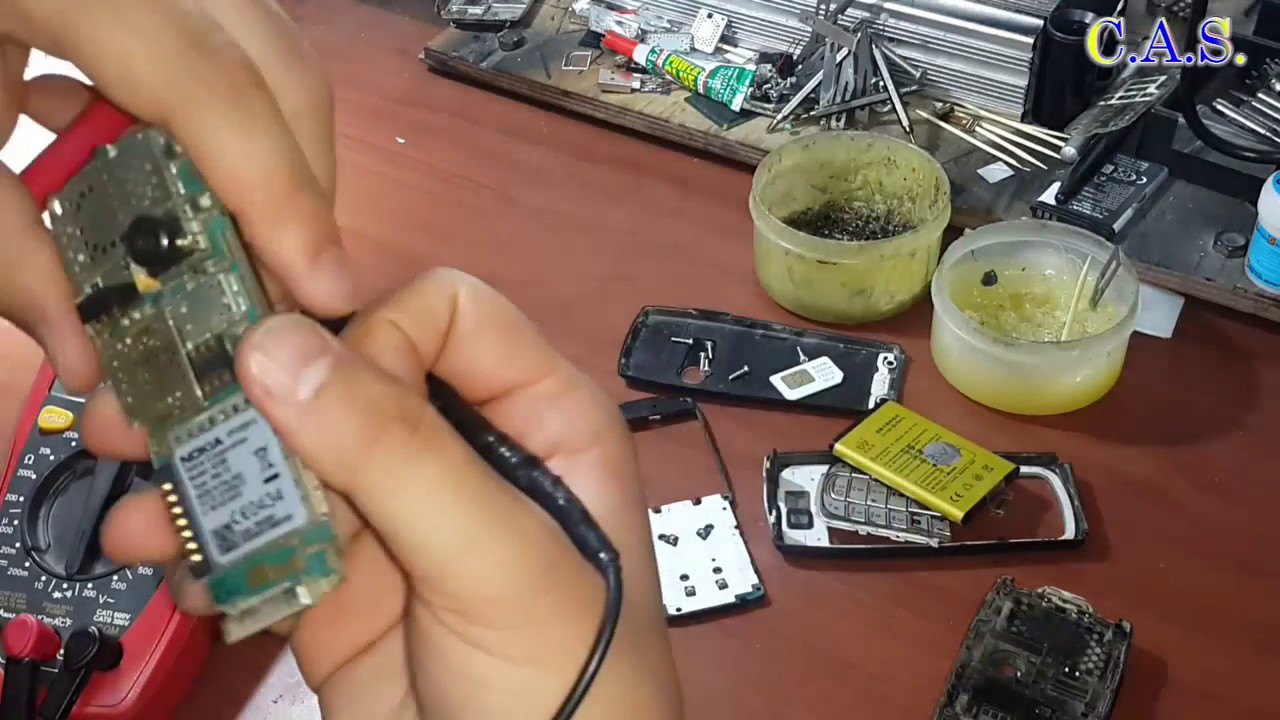 Nokia 6230i нет звука, утопленник, no sound