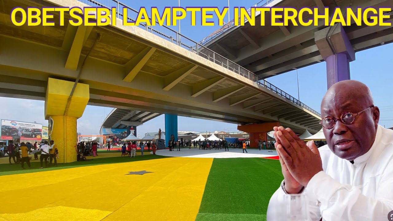 Ghana’s Colorful Obetsebi Lamptey Interchange Wow Africa 🇬🇭 Prez. Akuffo Did It