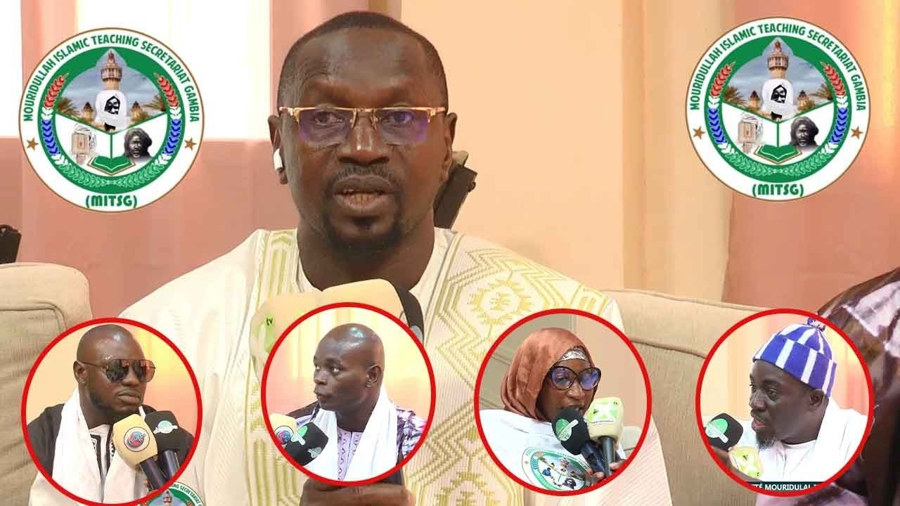 ÉMISSION TOUBA DIASPORA  INVITÉ MOURIDULAL ISLAMIC TEACHING SECRTRIAT GAMBIA