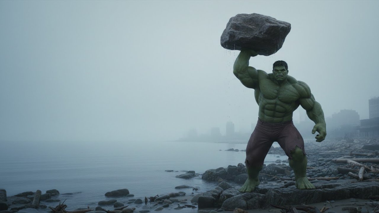 HULK vs GIGANTIC TITAN 🔥 Full Power Fight | Earth-Shaking Action Battle