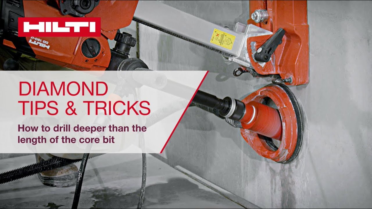 Diamond Tips & Tricks - How to Core Deeper than the Length of the Core Bit