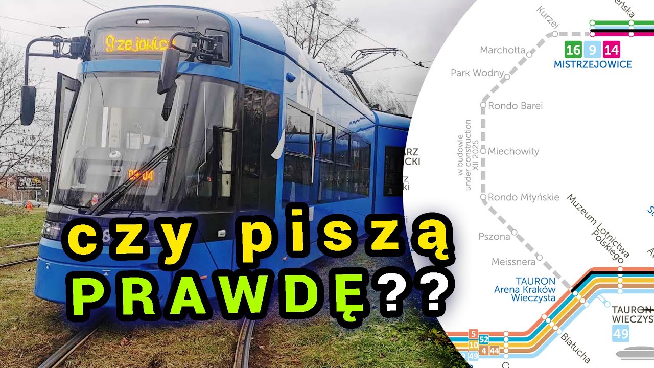 Tramwaj do Mistrzejowic w Krakowie 🚋 o ILE krótszy będzie przejazd? #krakow #polska #tramwaje