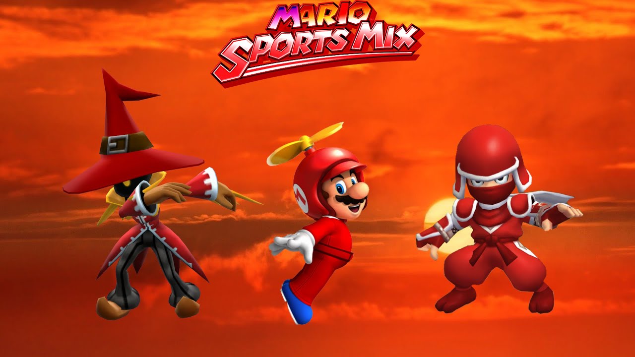 Mario Sports Mix - Dodgeball Tournament #129: Star Cup (3 players, Hard, Star Road)