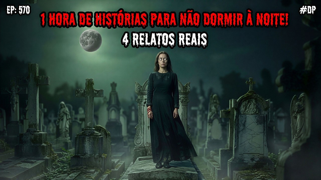 1 HORA DE TERROR! - 4 RELATOS REAIS | EP.570 #dp