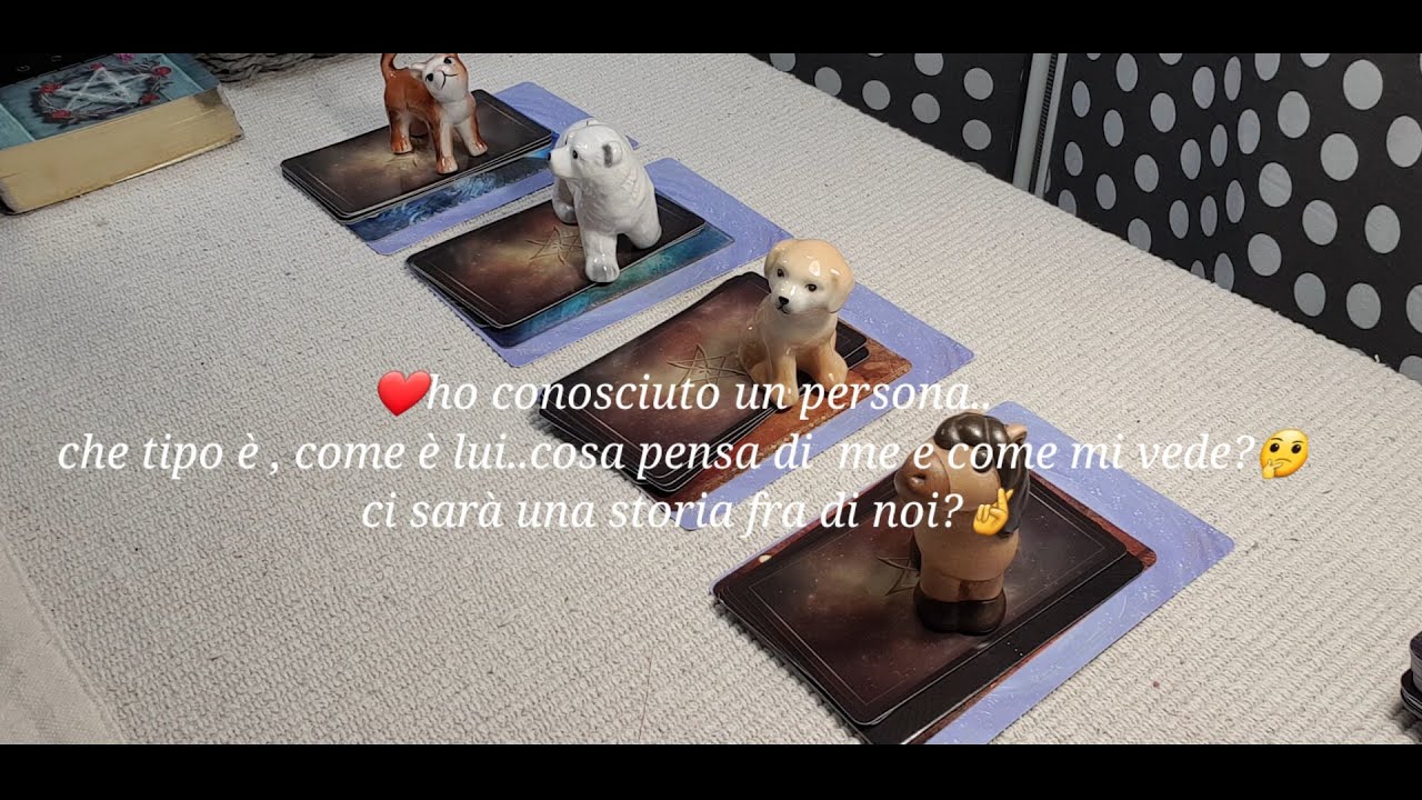 💕ho conosciuto una persona, che tipo è?🤔 com'è?..come mi vede?, ci sarà una storia fra di noi?💞