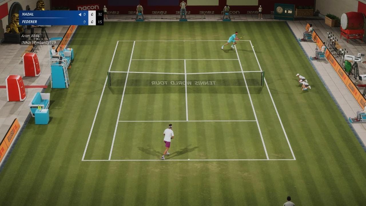 공이 왜이렇게느린지 속터져서 멀티잘안함;;Tennis World Tour 2_20210824191110