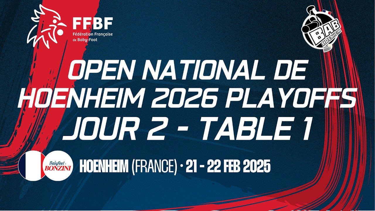 ITSF 18e Open National de Hoenheim (ITSF 500) - JOUR 2 PLAYOFFS - TABLE 1