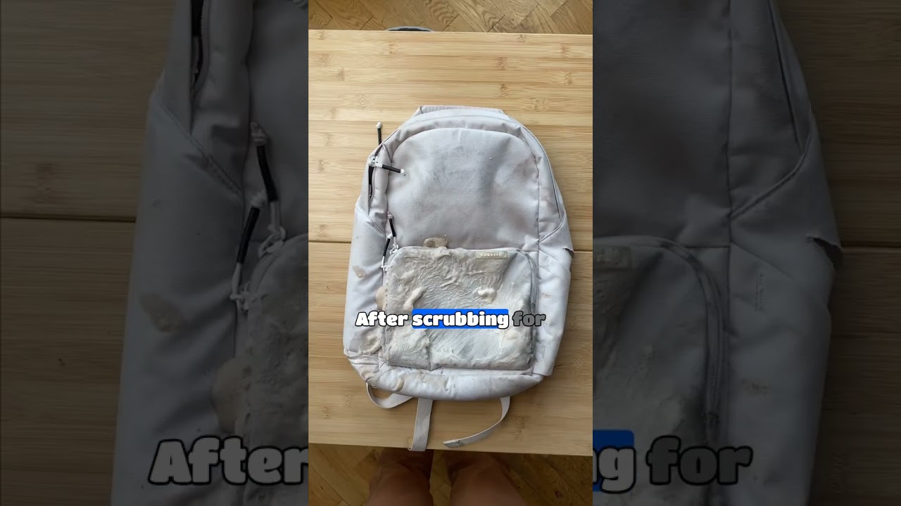 Will GRIP CLEAN Clean OUR Backpack? #shorts