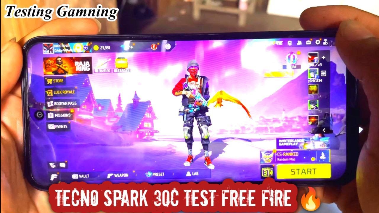 tecno spark 30c 5g ff gameplay | testing free fire