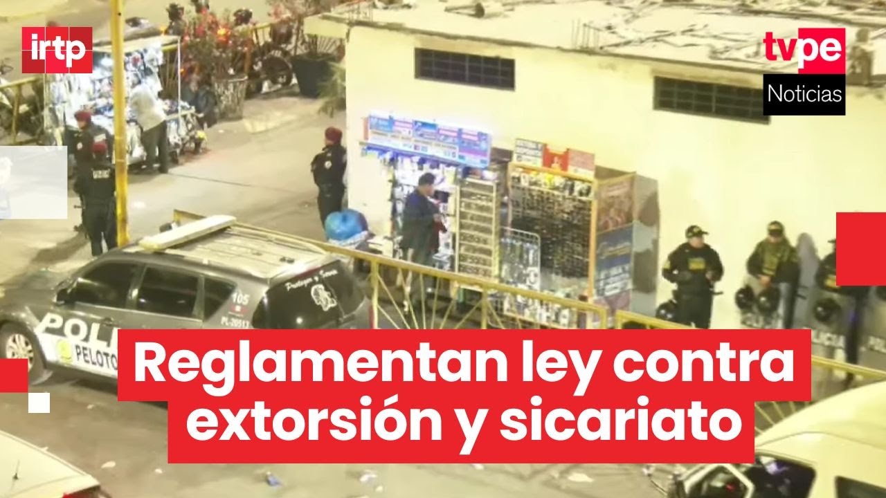 Nueva reglamentación contra extorsión y sicariato