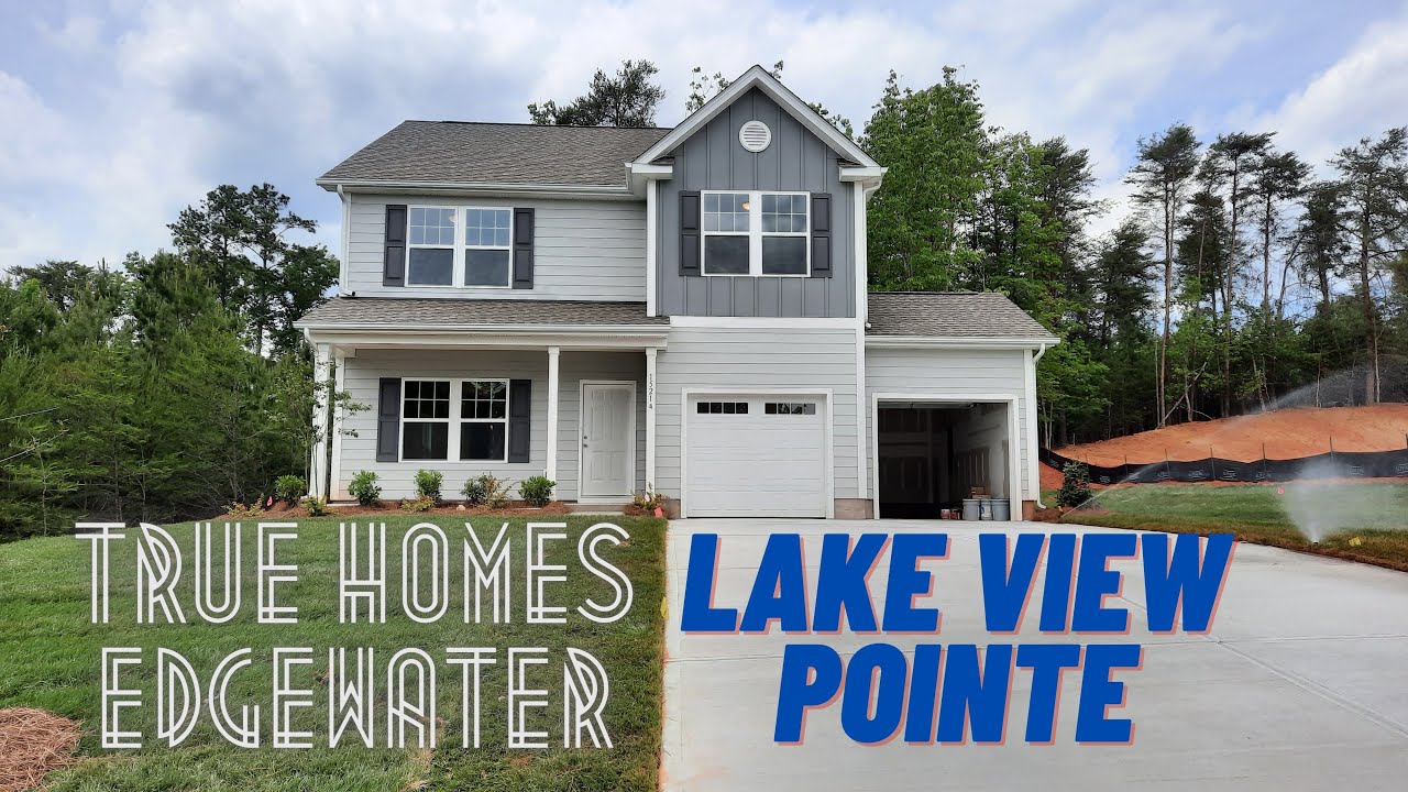 2022 Lake living and a golf course! | Edgewater | Lake View Pointe | True Homes | Hudson plan
