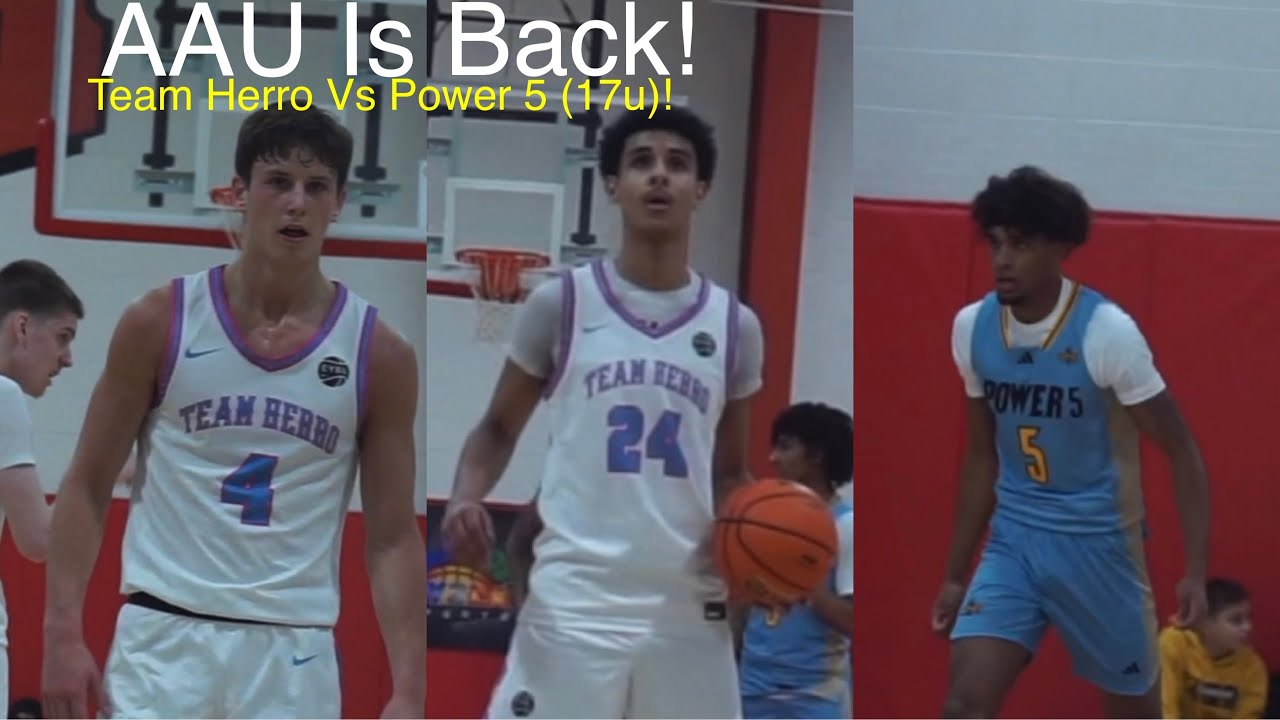 AAU Is Back! Top Wisconsin Teams Go At It! Power 5 3SSB Vs Team Herro EYBL! Zach Kinziger Drops 28!