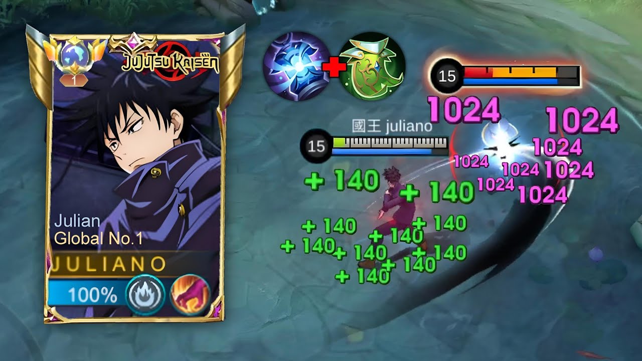 TOP GLOBAL JULIAN BEST BUILD UNLI LIFESTEAL | THEY THINK I'M USING CHEAT (must try) - MLBB
