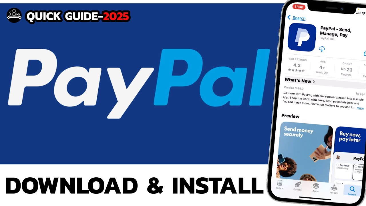 Как установить PayPal на iPhone/iPad (iOS 2025)?