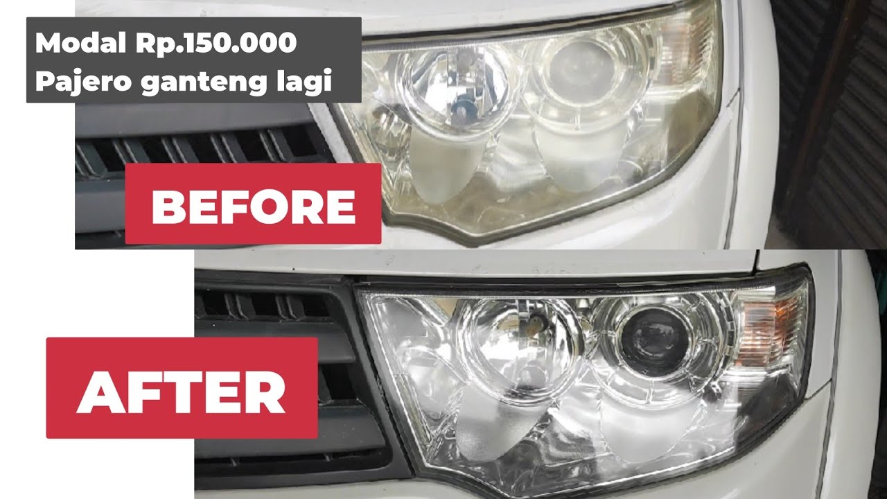 NANO BURN COATING HEADLAMP TUTORIAL || Old Pajero Sport (OPS) Automatically Handsome Again