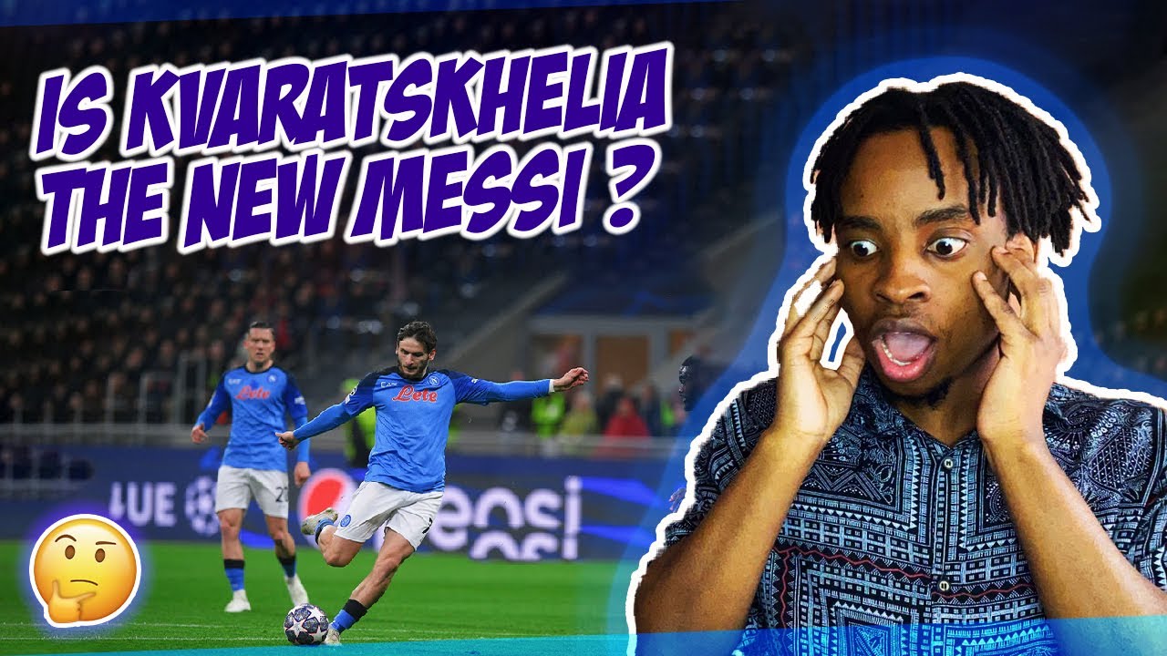 Khvicha Kvaratskhelia is the right-footed Messi. | REACTION!!