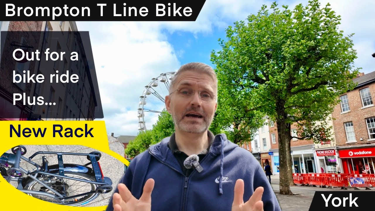 Another ride around York on the Brompton T Line Fold up Bicycle
