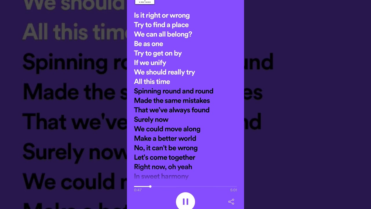 Sweet Harmony -  The Beloved #letralyrics #dance #electronicmusic #lyrics #shortmusic #edm