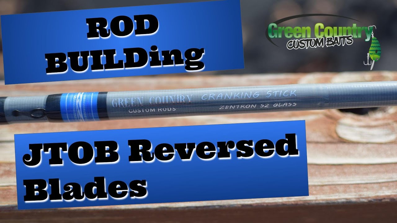 HOW TO DO THE REVERSE SAW BLADE DECORATIVE THREAD INLAY ON A FISHING ROD SPLIT GRIP SECTION.
