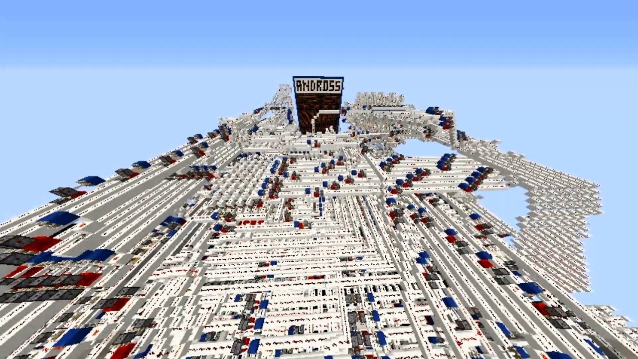 Minecraft 8-Bit Computer (100% Vanilla, No Command Blocks)