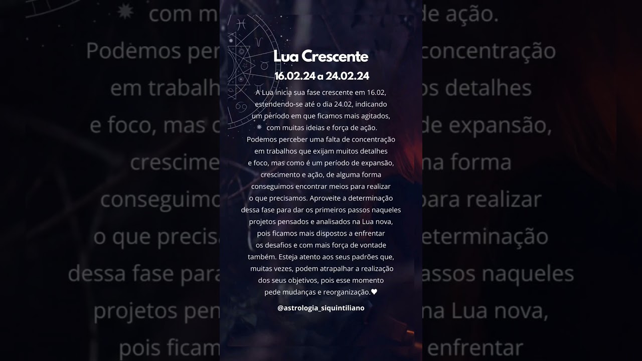 #astrologia #simonequintiliano #luacrescente #fasesdalua