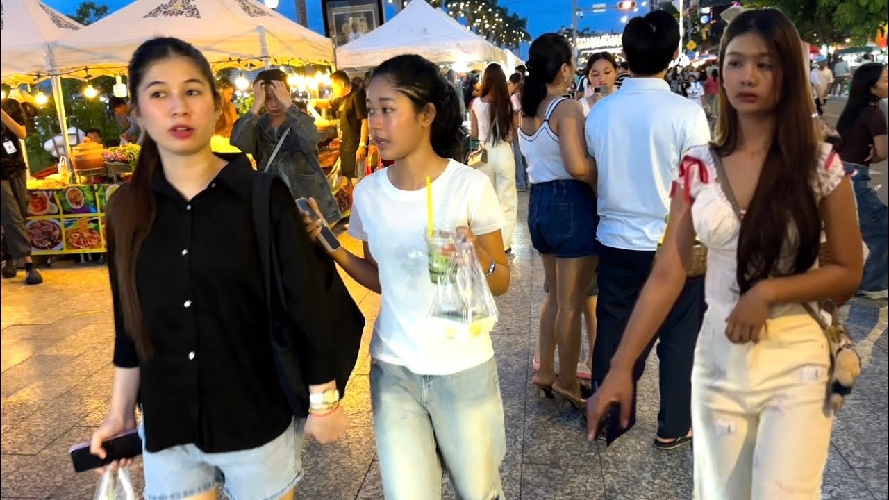 Amazing! Phnom Penh Walk Street - Cambodia Walking Tour 4K 2025