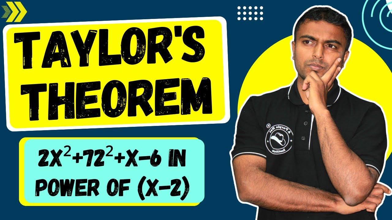 Taylor's Theorem 2x²+72²+x-6 in power of (x-2) | #engineering #education #sppu #mathematics #M1