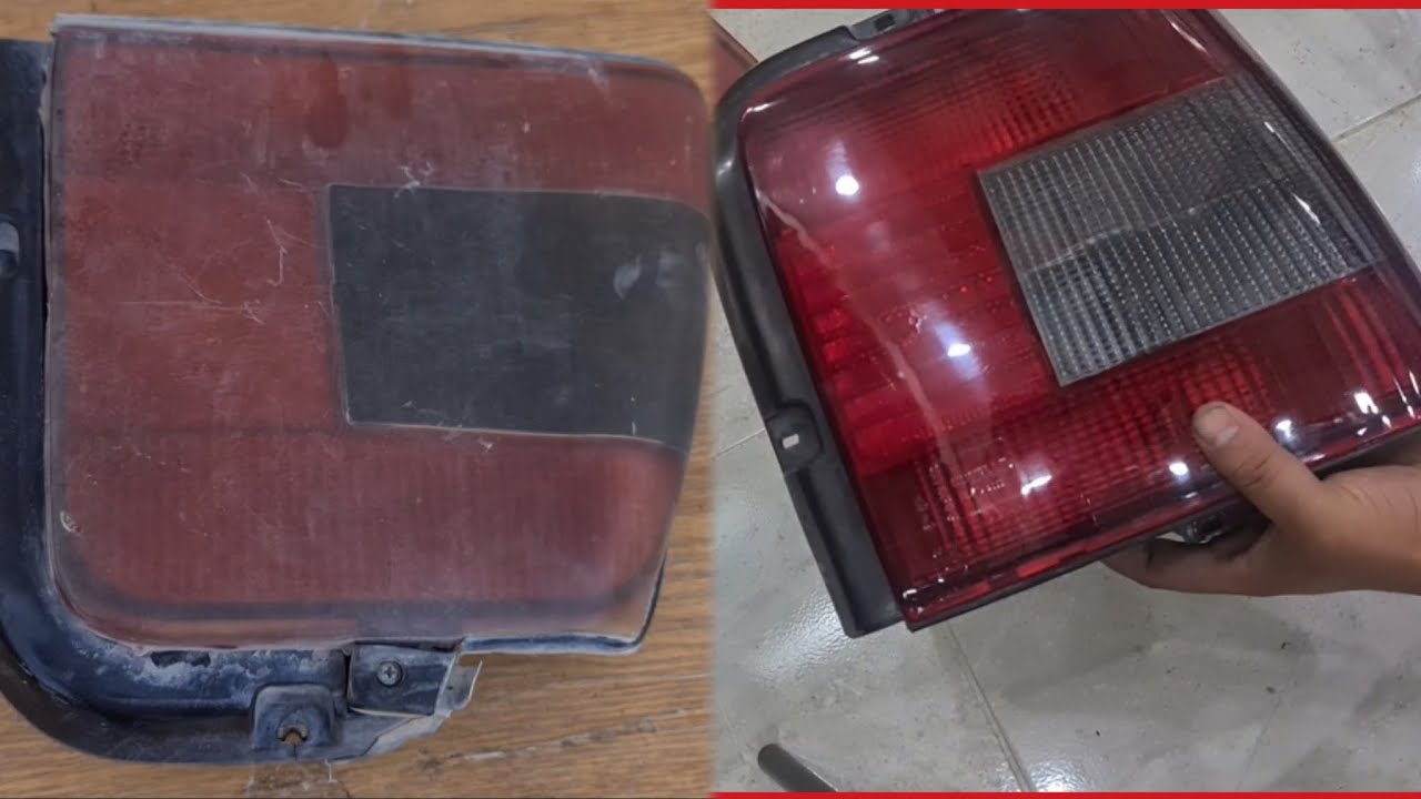 تجديد ٢ فانوس اضاءه خلفيه فيات تمبرا Renewal of 2 Fiat Tempera taillights