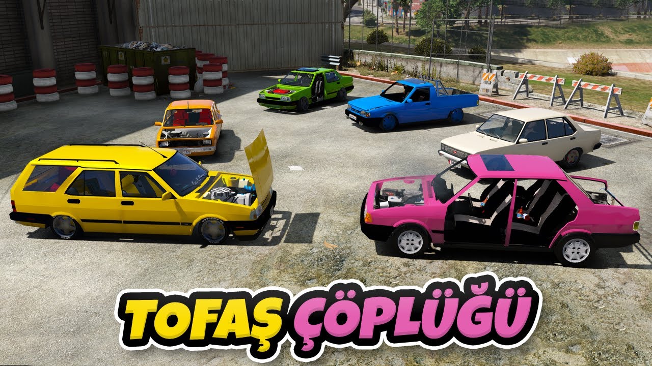 Tofaş Ailesi Arabalar &Ccedil;&ouml;pl&uuml;ğ&uuml;ne Gidiyoruz - GTA 5