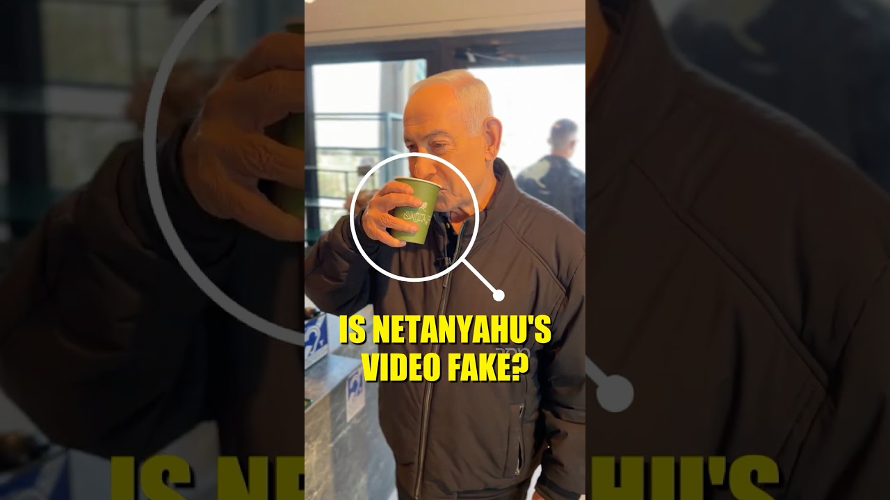 Видео Нетаньяху с кофе &mdash; фейк?