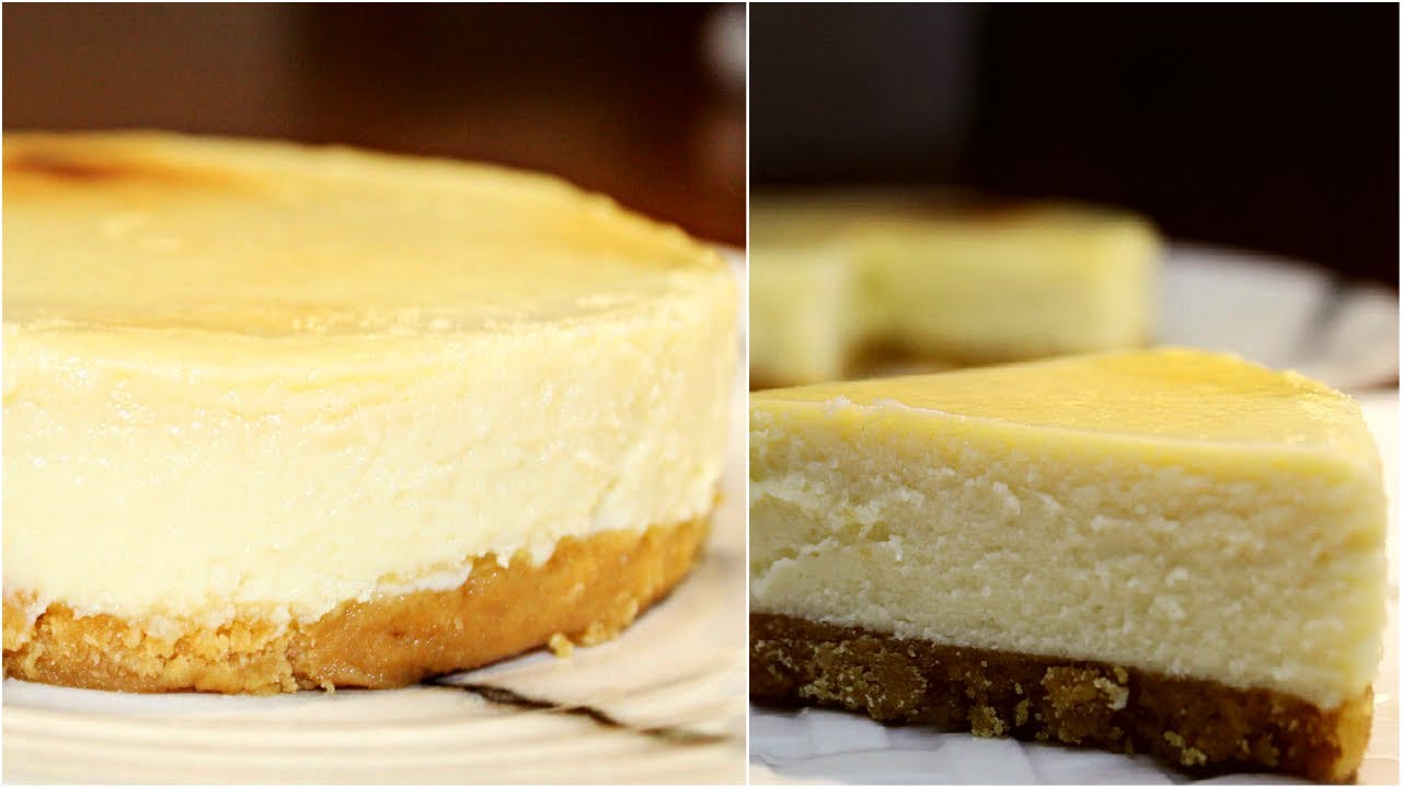 Newyork Style Eggless Cheese Cake | No Cream Cheese, Condensed Milk, Whipping Cream