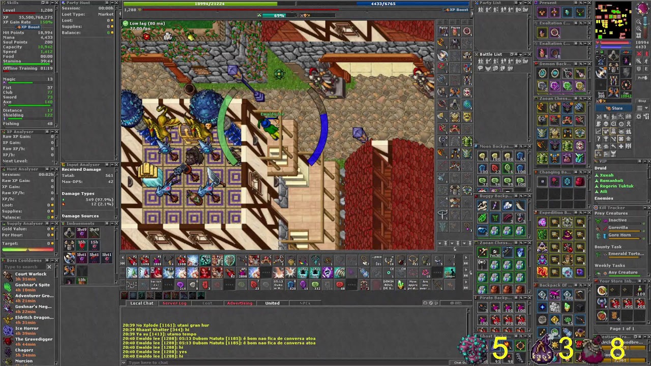 TIBIA Ferobra em Chamas