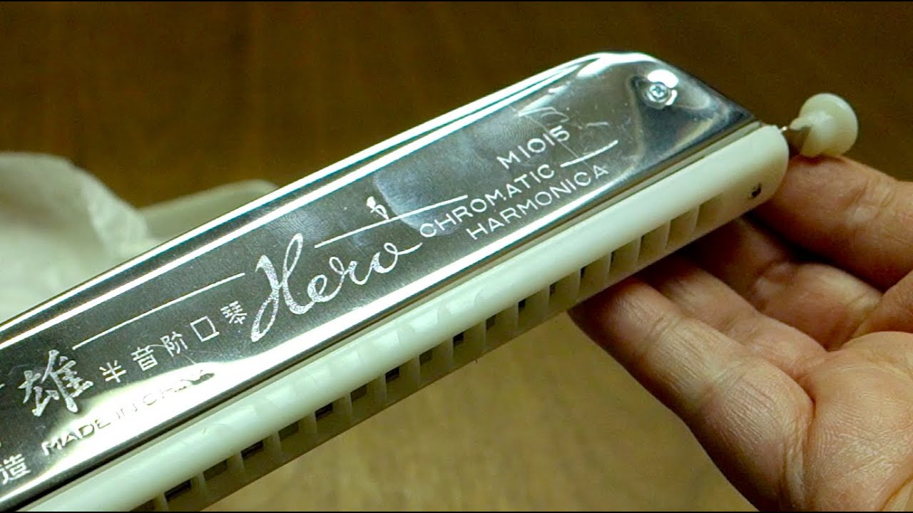 Hero Chromatic Harmonica M105 unboxing