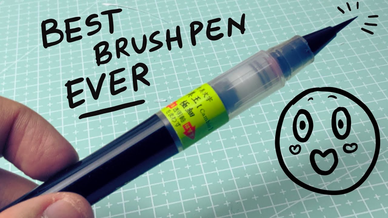 KURETAKE BIMOJI CAMBIO BRUSHPEN review // I won an inktober challange!