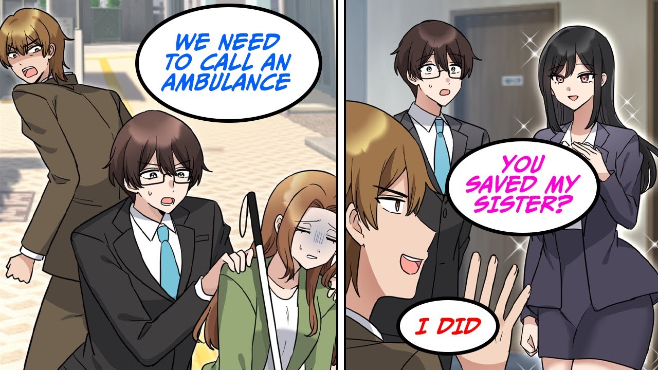 I saved a blind woman on the way to an important negotiation [Manga Dub]