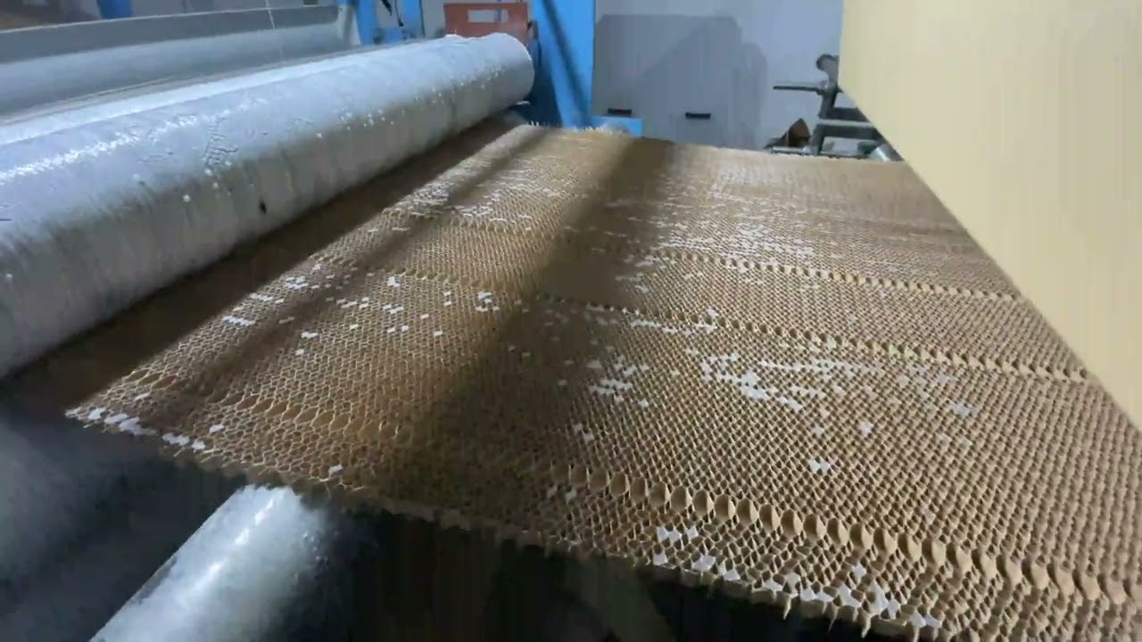 Otomatik Petek Panel Üretim Hattı | Honeycomb Paper Board Production Line