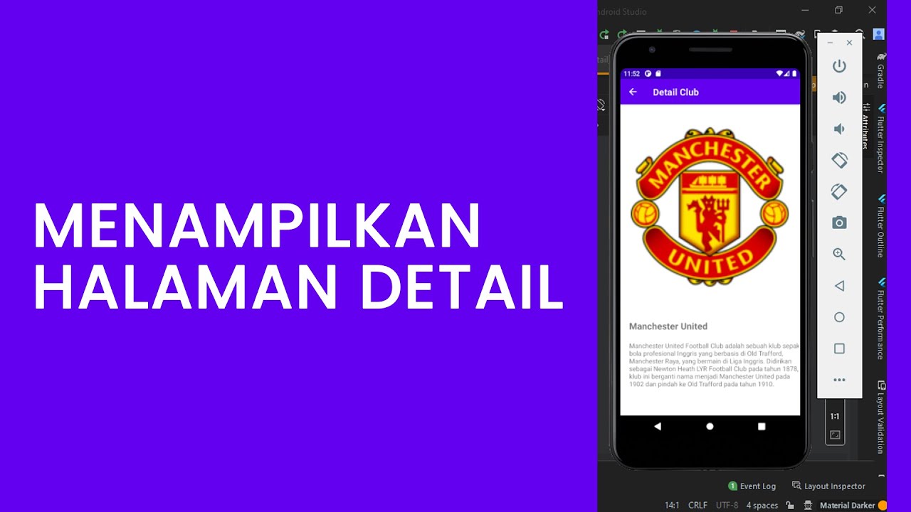 Memunculkan Halaman Detail Ketika Salah Satu Item di Click