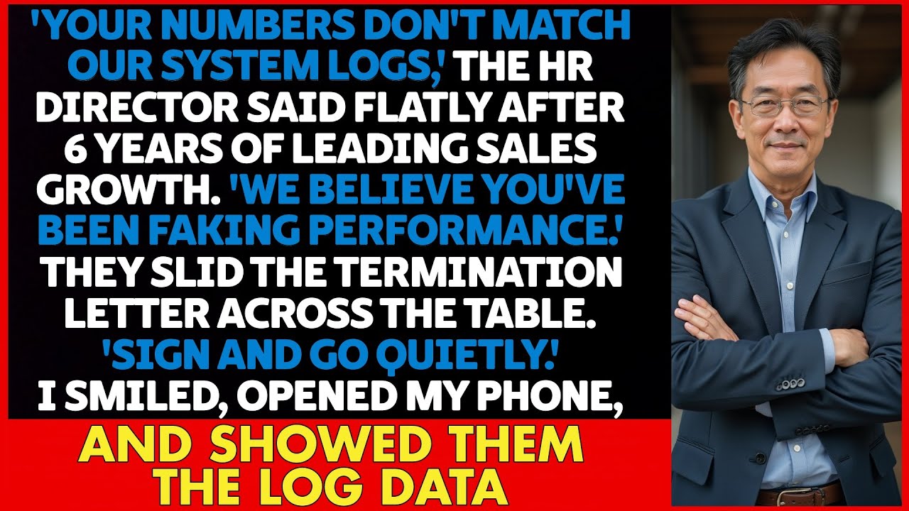 Fired for FAKE NUMBERS after 6 YEARS of top SALES? I showed HR the LOG DATA and everything changed..