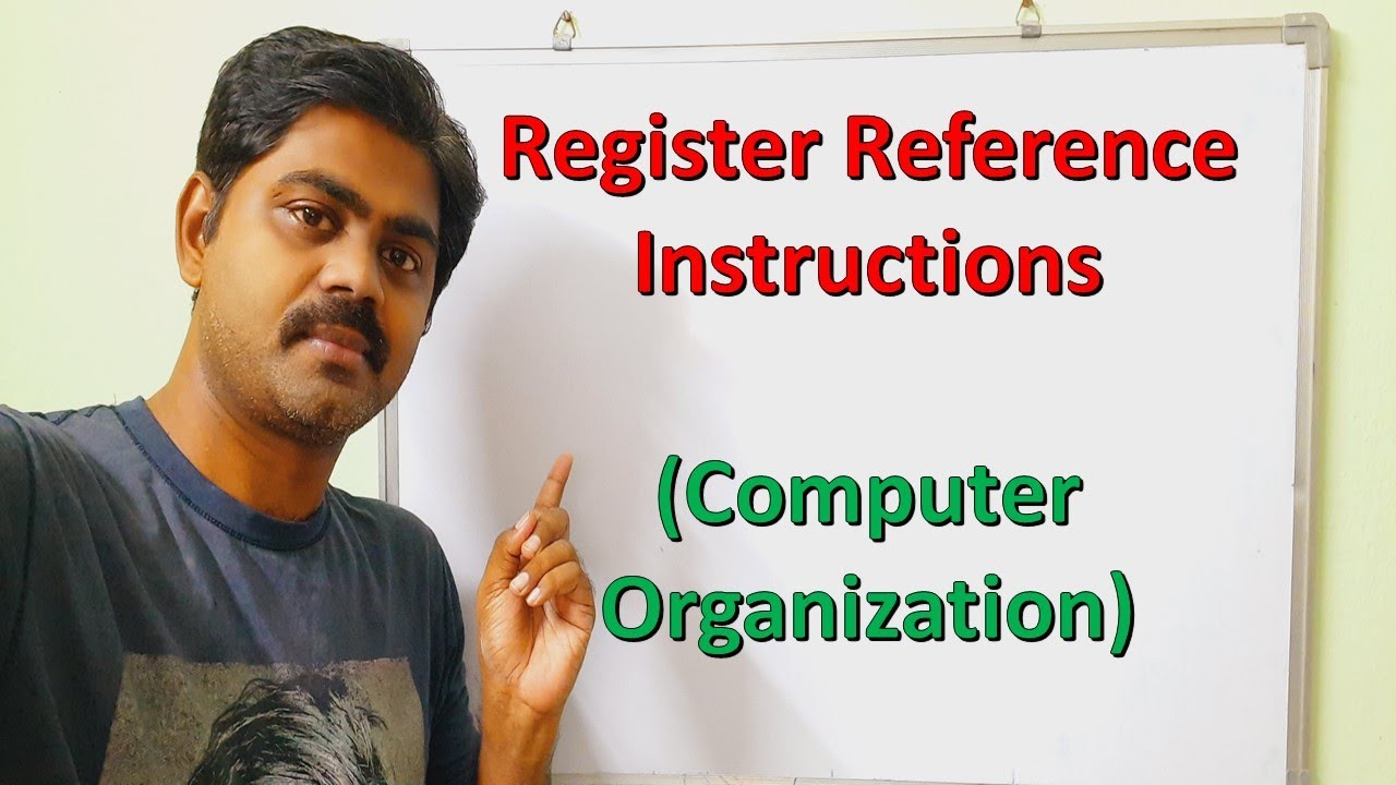 Register Reference Instructions | Register reference instructions in Computer Architecture | RRI