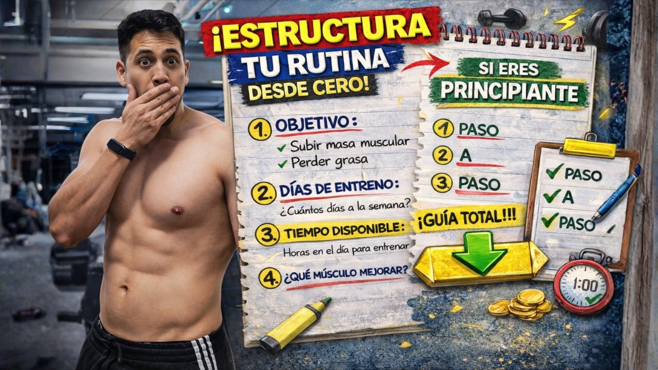 Cómo CREAR Tu RUTINA de Gym desde CERO