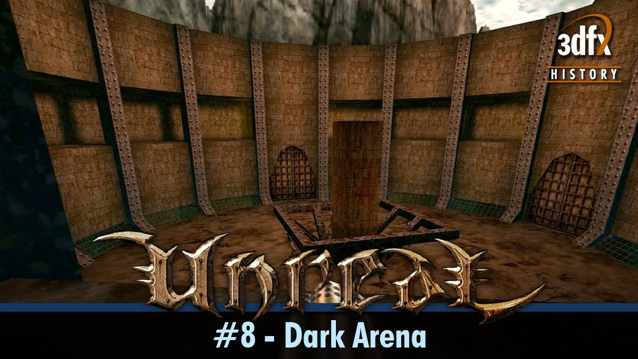 3dfx Voodoo 5 6000 AGP - Unreal - #8 - Dark Arena [Gameplay]