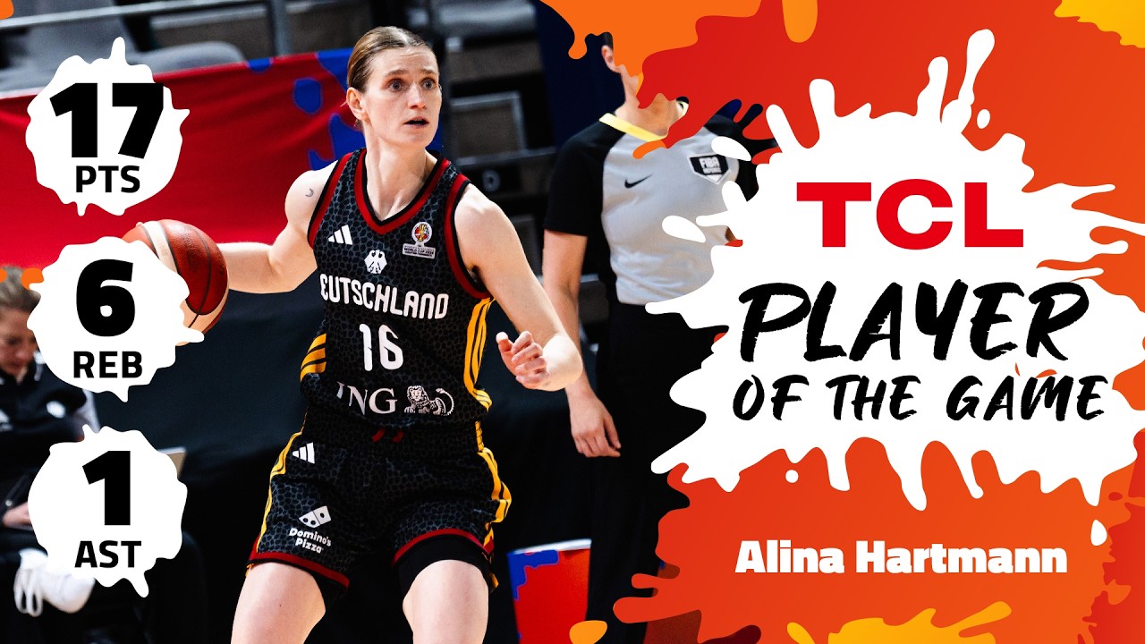 Alina Hartmann (17 PTS) | TCL Player Of The Game | COL vs GER | #FIBAWWC 2026 Qualifying Tournament