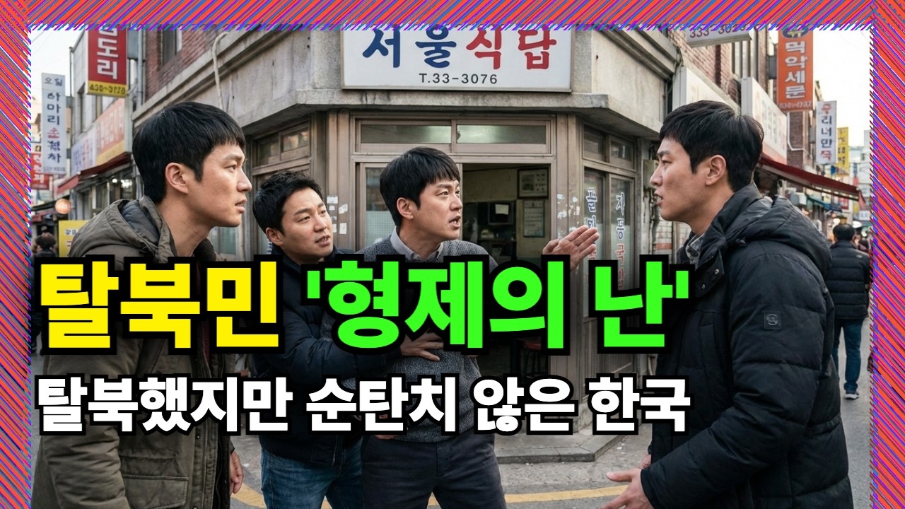 탈북민 '형제의난' 행복하지 못한 탈북민들의 삶 . 가슴아픈 이야기