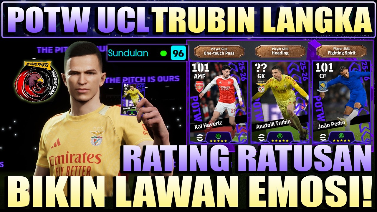 POTW UCL TRUBIN KIPER LANGKA BISA GOL SUNDUL, HAVERTZ 101, PEDRO 101 !! AUTO BIKIN LAWAN EMOSI!