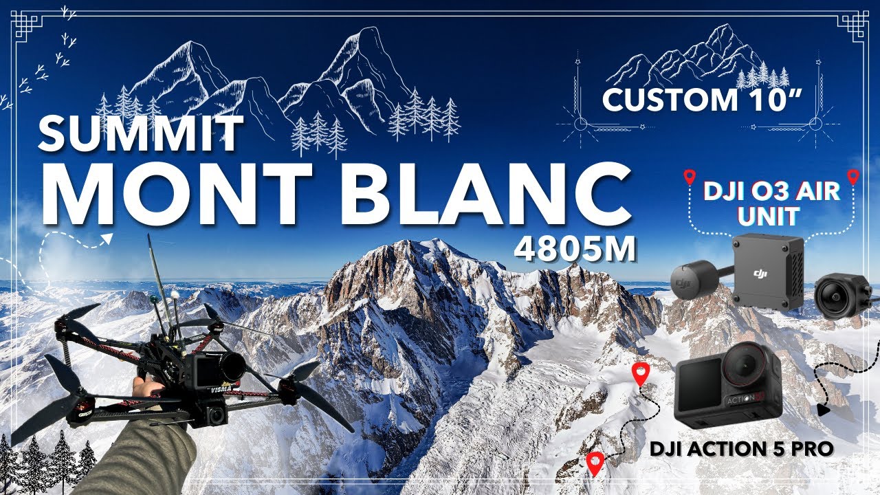 ❄️ MONT BLANC WINTER SUMMIT | CINEMATIC FPV  🏔️