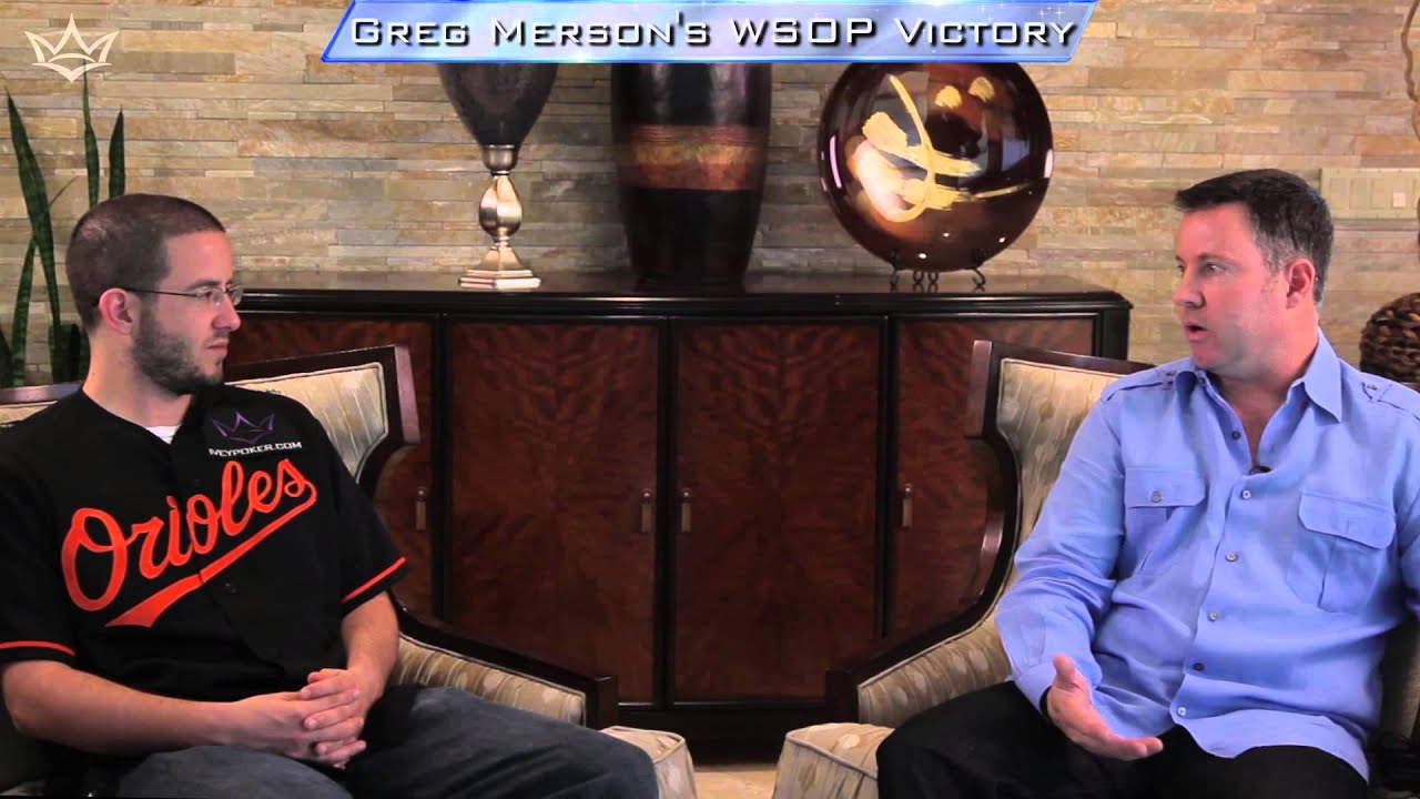 Greg Merson talks about his WSOP win at the IveyPoker studio