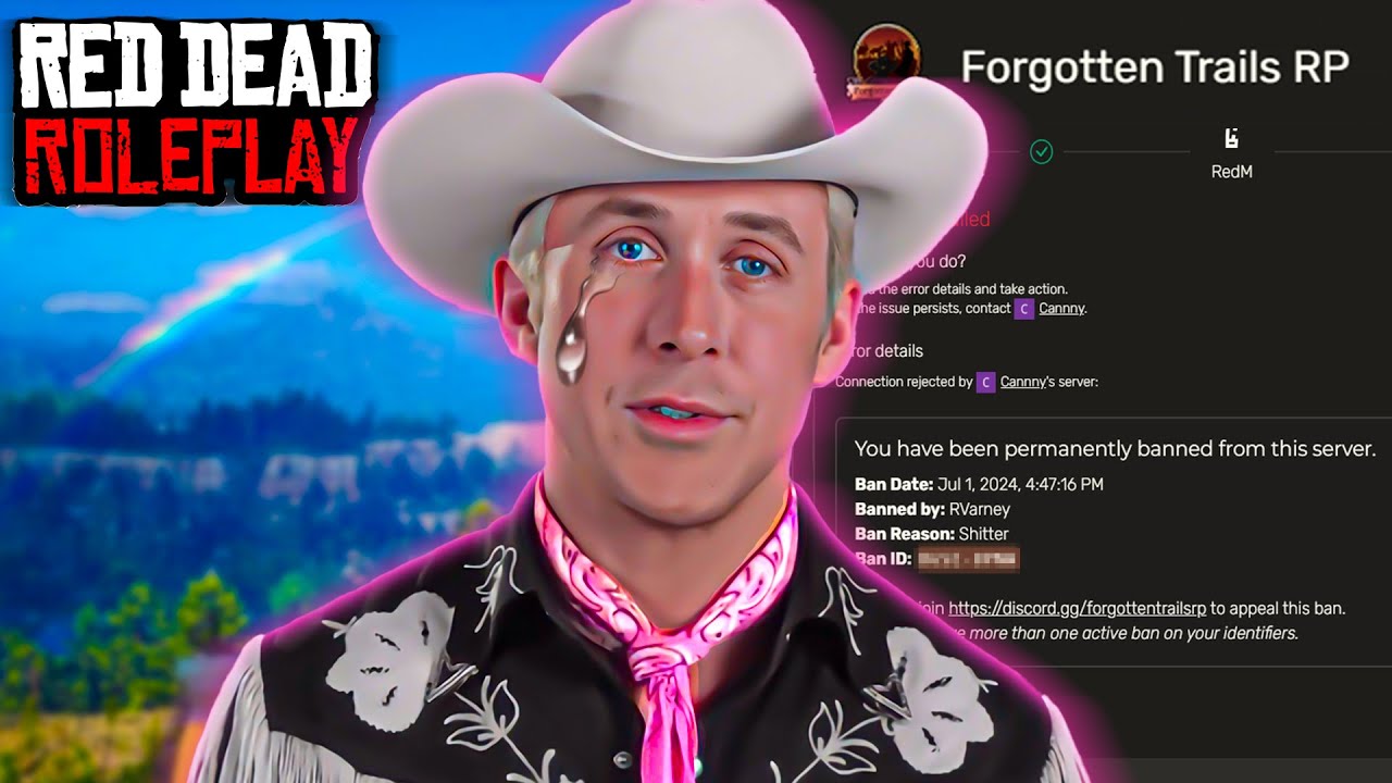 BANNED For Trolling THE WORST RATED Server In Red Dead RP